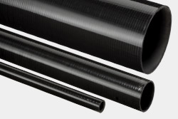 Plain Finish Roll Wrapped Carbon Fiber Tubes - Metric Thumbnail