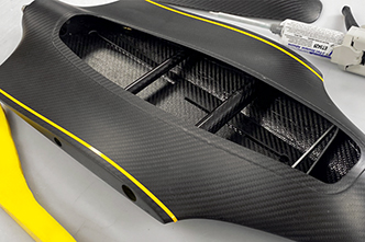 Molding Complex Hollow Carbon Fiber Parts with Silicone Intensifiers