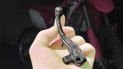 Brake Lever in hand by PK Fabrication
