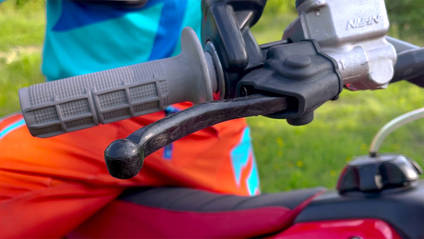 Brake Lever on Bike by PK Fabrication