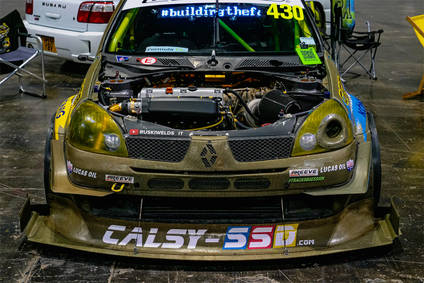 Carbon Kevlar Panelled Time Attack Race Car Front View
