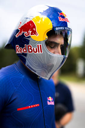 Diego Poncelet before World Record Attempt