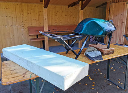 Foam Block Preparation Lukas Kiemer