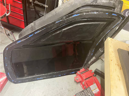 1977 Porsche 924 Build Door Process