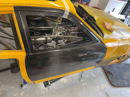 1977 Porsche 924 Carbon Fibre Door on Car