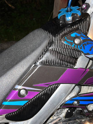 Motorbike Fuel Tank Cover Parts Fitted