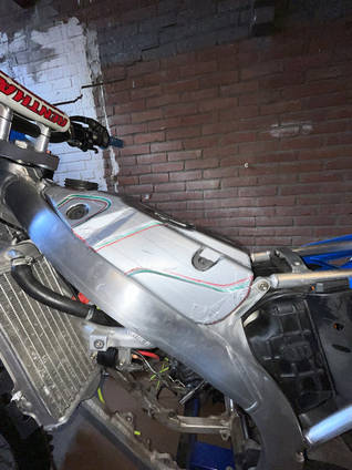 Making the Pattern for the Motorbike Fuel Tank Cover