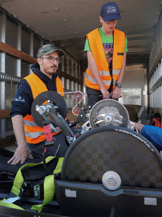 Human Powered Aero Monocoque Racer Assembly Process
