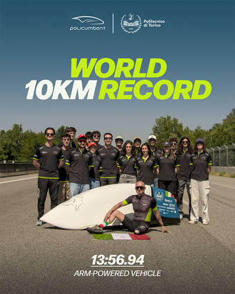 Policumbent 10km World Record Success