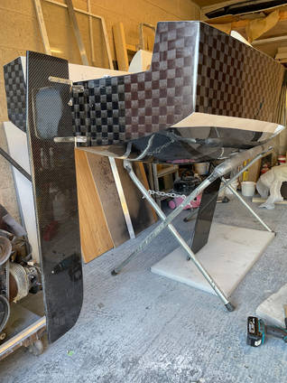 Sailing Boat by Richard Tweedle Carbon Fibre