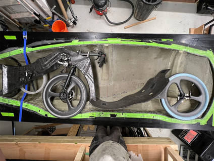 Carbon Monocoque Racer Internal View