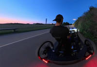 Akram Mobility HyperCycle Prototype on Road Thumbnail