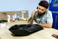 Applying Carbon Fibre - Lukas Kiemer Bike Seat Thumbnail