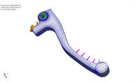 Brake Lever Technical Drawings by PK Fabrication Thumbnail