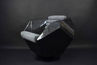 Carbon Hedron Lounge Seat by Matthew Nunn Thumbnail