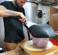 Sanding Resin Smooth - Lukas Kiemer Bike Seat Thumbnail