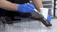 Coat with the part XCR coating resin