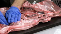 Vacuum bag the part