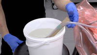 Mixing the Infusion Resin