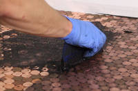 Grouting the floor