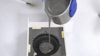 Pouring Second Side of the Mold