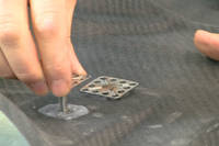 Bonding on fasteners