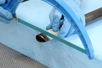 Cutting carbon fiber tube