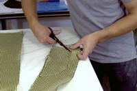 Cut reinforcement for repair patches