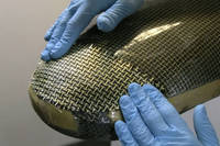 Apply reinforcement and wet-out with resin