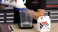 Measuring and Mixing the Resin