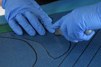 Cutting the prepreg