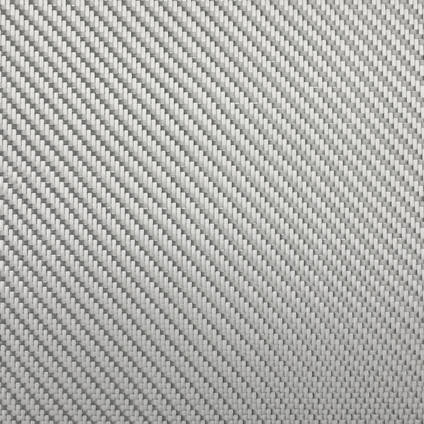 290g 2x2 Twill Alufiber Silver Glass Wide
