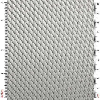 290g 2x2 Twill Alufiber Silver Glass