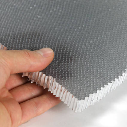 3.2mm (1/8") Cell Aluminum Honeycomb in Hand