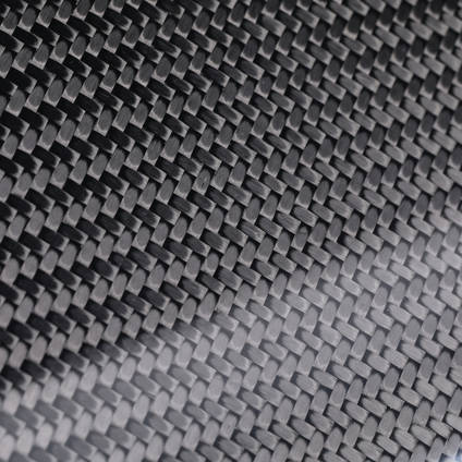 210g 2x2 Twill 3k Carbon Fiber Cloth Cured Laminate Sample