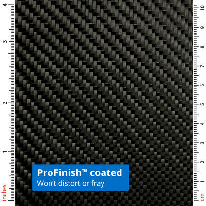 210g ProFinish 2x2 Twill 3k Carbon Fiber Cloth