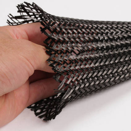 80mm Braided Carbon Fiber Sleeve Spread