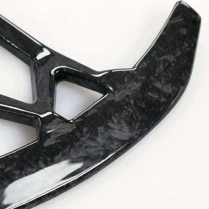 Forged Carbon Fiber Gear Shift Paddle Made Using CT12 Chopped Carbon Fiber Tow