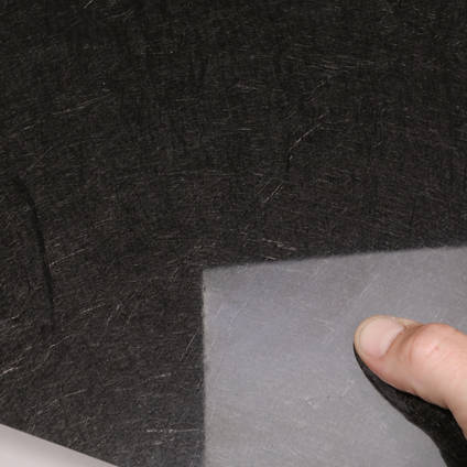 300g Carbon Fiber Non-Woven Mat Cured Laminate Sample