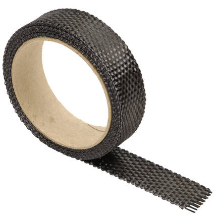25mm Plain Weave Carbon Fiber Tape On a Roll
