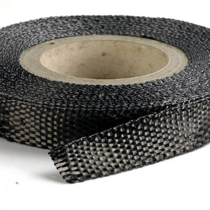 25mm Plain Weave Carbon Fiber Tape Full Roll