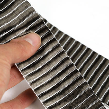 650g Unidirectional Carbon Fiber Tape (50mm) in Hands