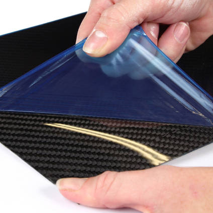 Removing the Protective Film from the Carbon Fiber Veneer