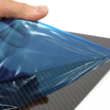 Removing the Protective Film from our High Strength Carbon Fiber Sheet