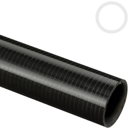 25mm (22mm) Roll Wrapped Carbon Fiber Tube