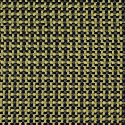 188g Plain Weave 3k Carbon Kevlar Cured Laminate Sample