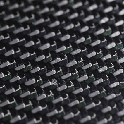 200g 2x2 Twill Carbon Black Twaron Cured Laminate Sample