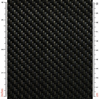 200g 2x2 Twill Carbon Black Twaron Cloth