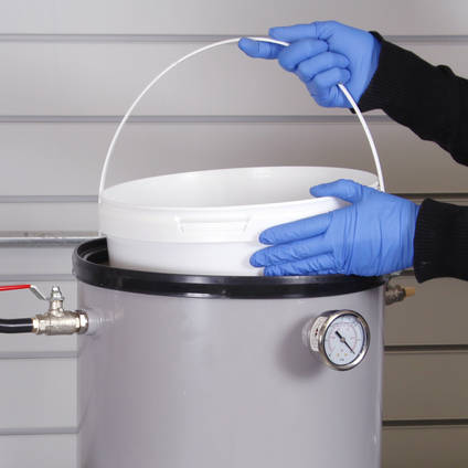 Loading Material into the DC26 Degassing Chamber