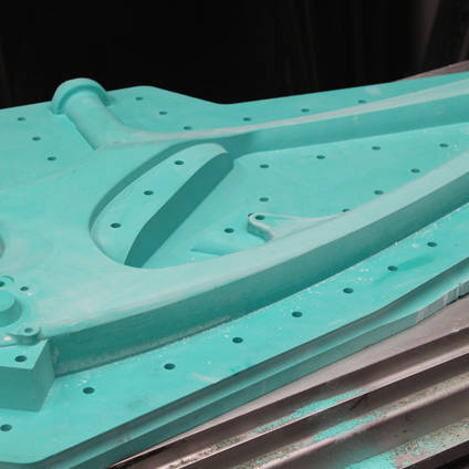 A CNC Machined Pattern for a Mountain Bike Frame Mold